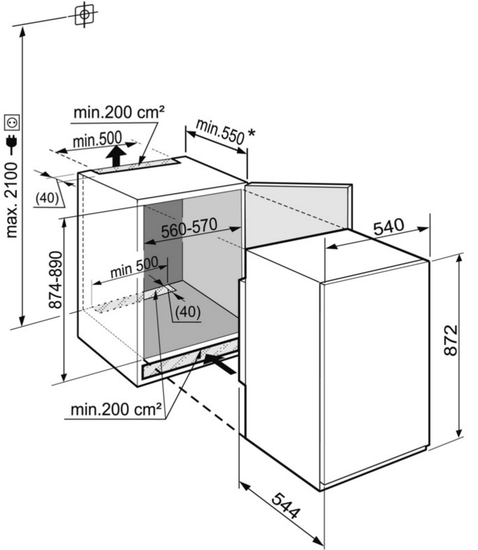 Встраиваемый морозильник Liebherr IGS 1614
