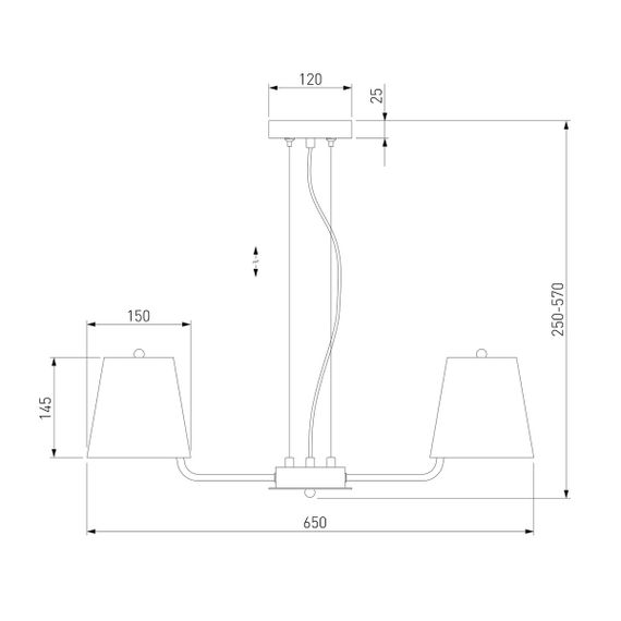 Подвесная люстра Eurosvet Amaretto 60155/3 хром