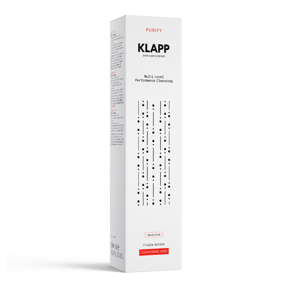 KLAPP Очищающее молочко для чувствительной кожи | CORE Purify Multi Level Performance Cleansing, 200 мл