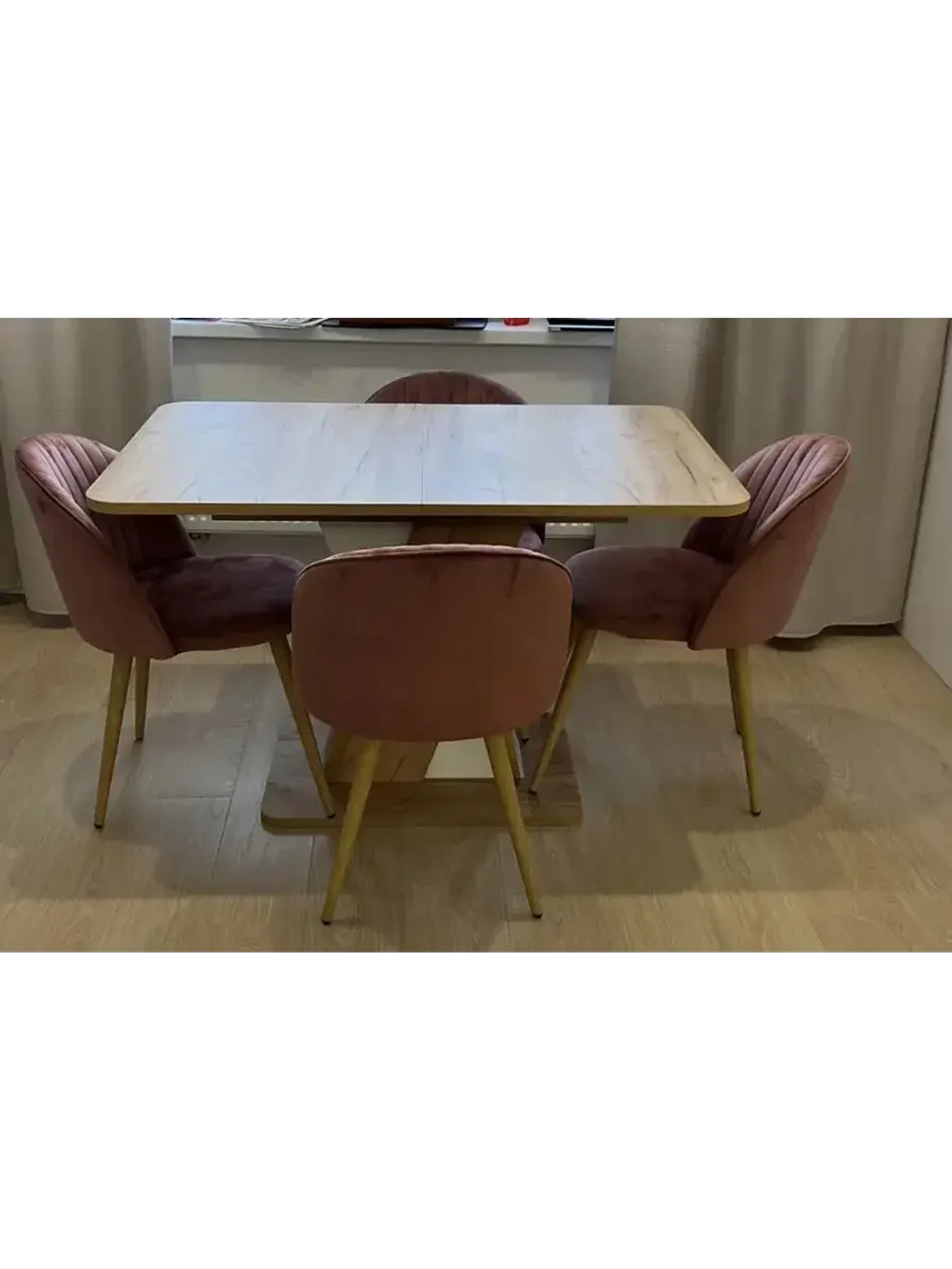 Стол кухонный обеденный раздвижной 120,1х80х75,5 см