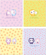 Тетрадь общая 48 листов на скрепке "Kawaii"