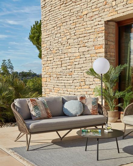 Диван 3х местный Branzie коричневый Испания La Forma