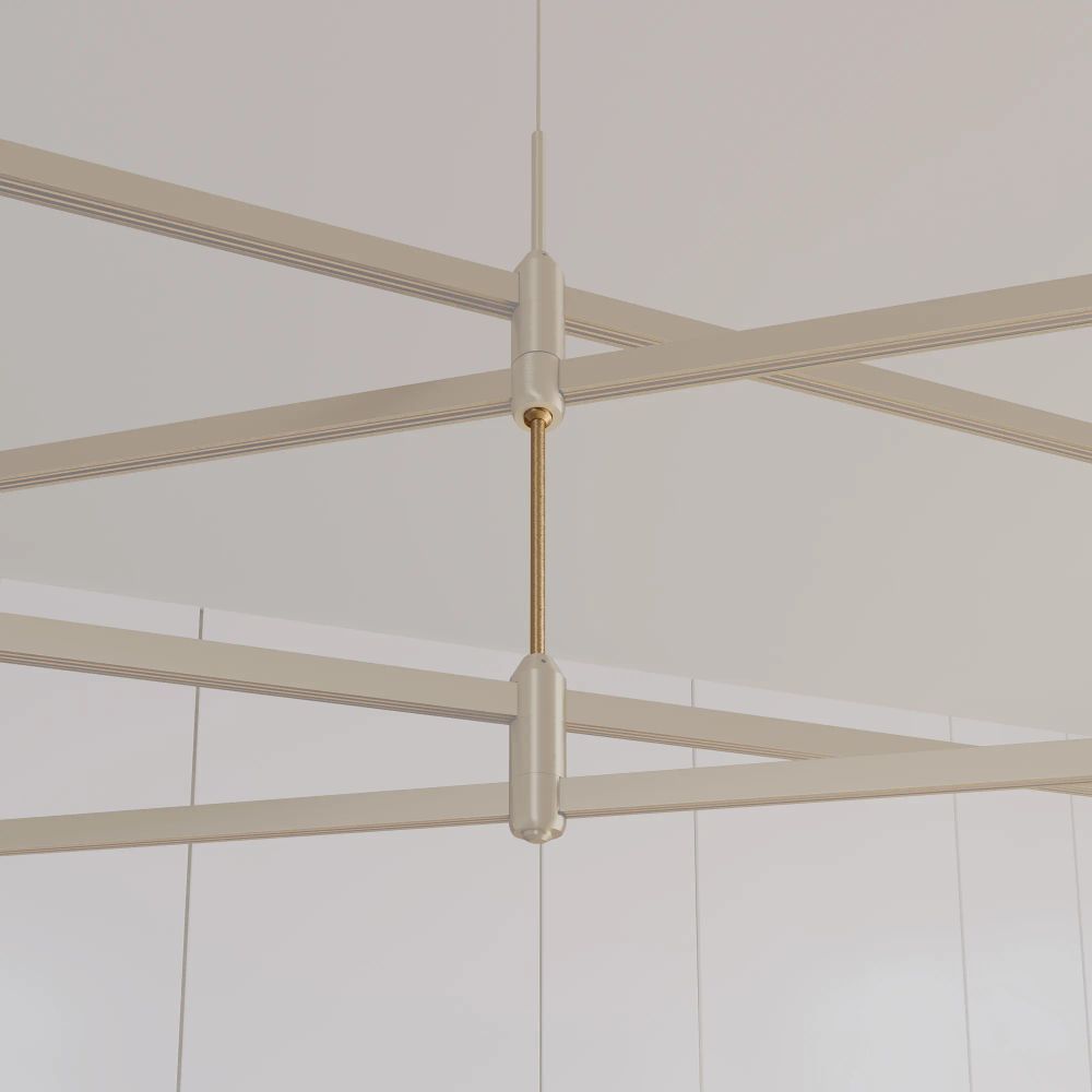 Коннектор жесткий ART-APRIORI-CON-ROD-E-L186 (GD, вертикальный) (Arlight, IP20 Металл, 3 года) 044373