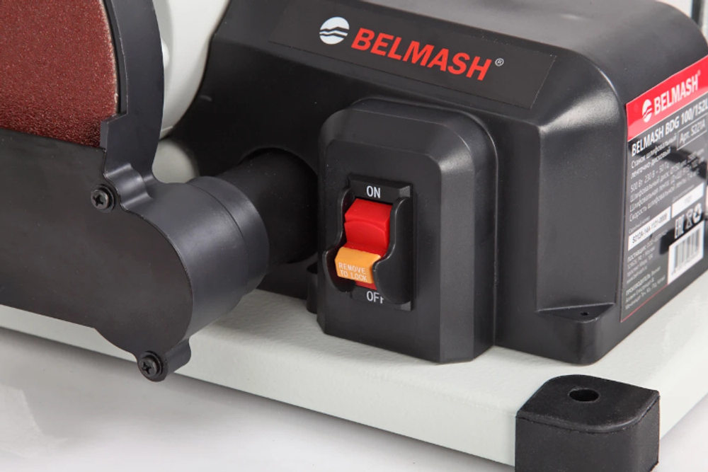 Станок шлифовальный ленточно-дисковый Belmash BDG 100/152L