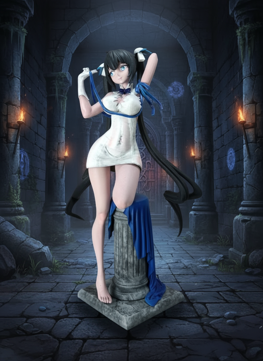 Гестия из DanMachi – 25 см божественная коллекционная фигурка!