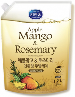 MUKUNGHWA Средство для мытья посуды MUKUNGHWA Apple mango & rosemary 1,2 л