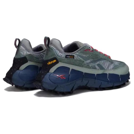 Reebok ZIG KINETICA 2,5 EDGE Бежевые кроссовки Низкие Зеленые кроссовки