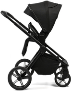 Детская коляска Peppy Monaco 3 в 1 с автокреслом Verona Beige Black (черный), рама черная матовая