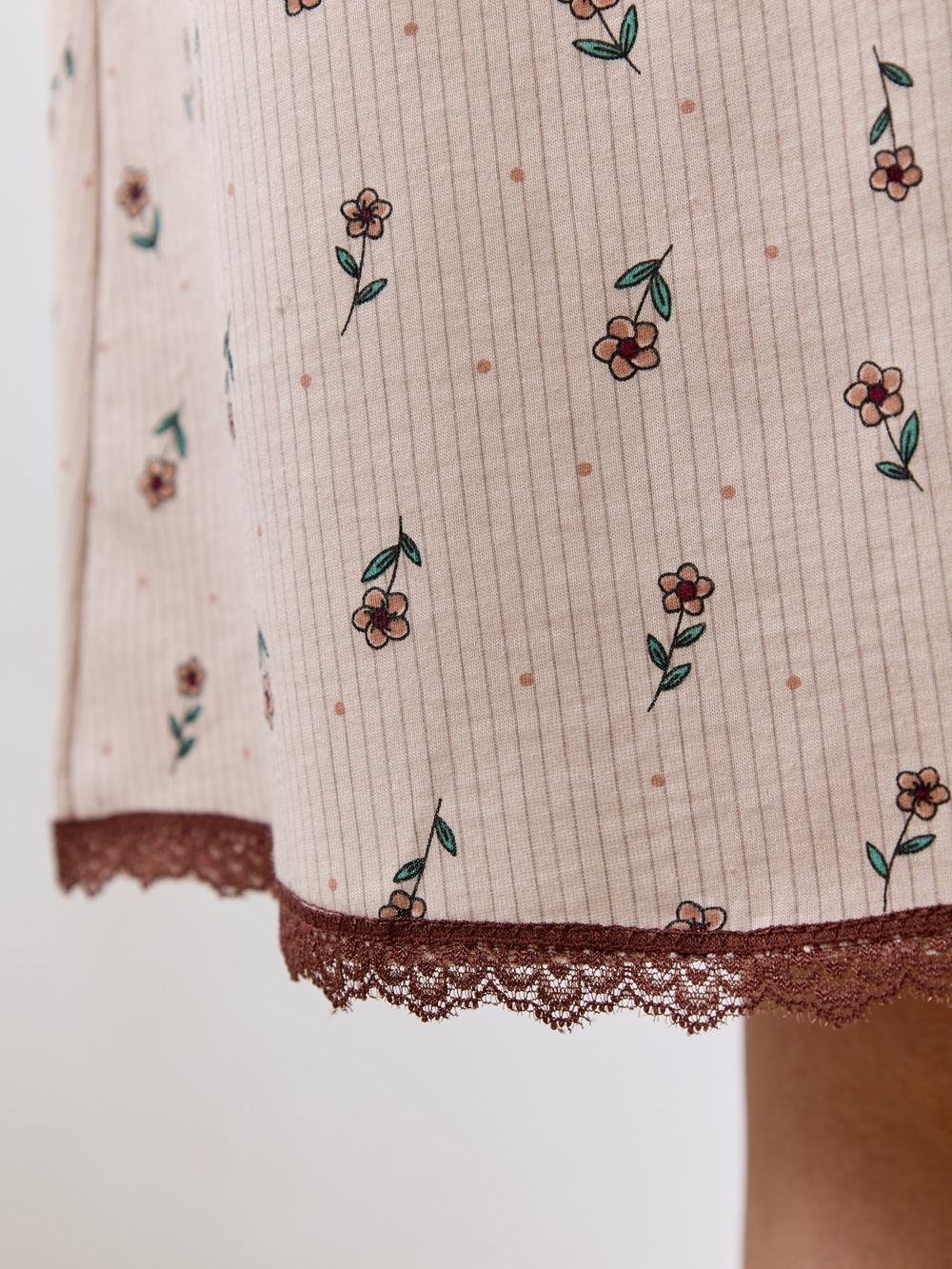 Ночная сорочка Вельвета-1 Виотекс БЕЖЕВЫЙ