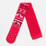 Колготки "New Year" 92-98 см, красный 7859039 (KAFTAN), 1 шт.