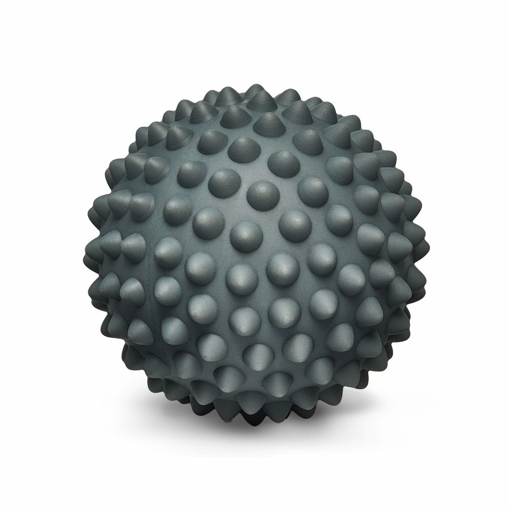 Мяч массажный 9 см серый