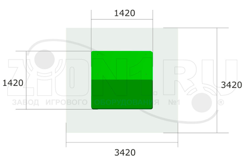 Детский игровой домик «Дача»
