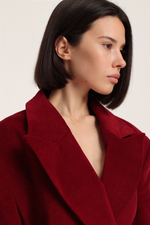 Платье-жакет из вельвета