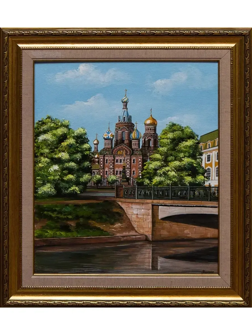 Картина маслом Спас Крымская