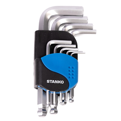 Набор угловых ключей шестигранных коротких 9шт. STANKO CS11119S