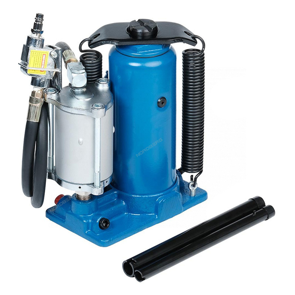 NORDBERG (N31312) Домкрат бутылочный пневмогидравлический 12 т