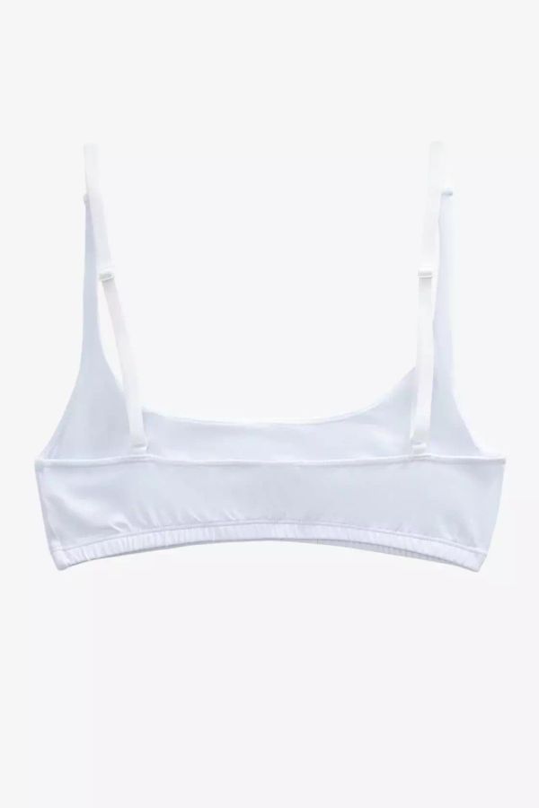 Топ Matilda Базовый Хлопковый белый - фото 3