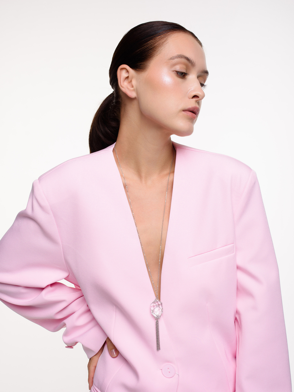 Сотуар "Crystal brush" с горным хрусталем