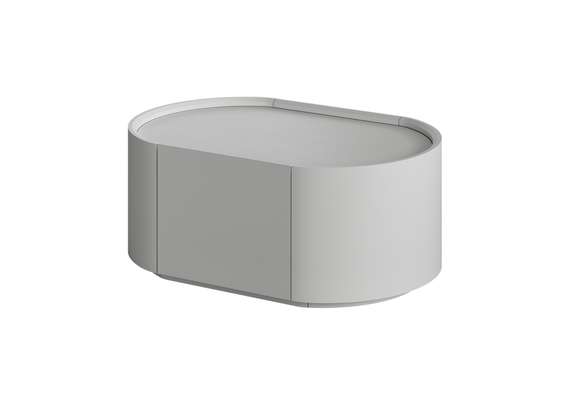 Тумба прикроватная Lagom 1 ящик ширина 60 см (светло-серый)