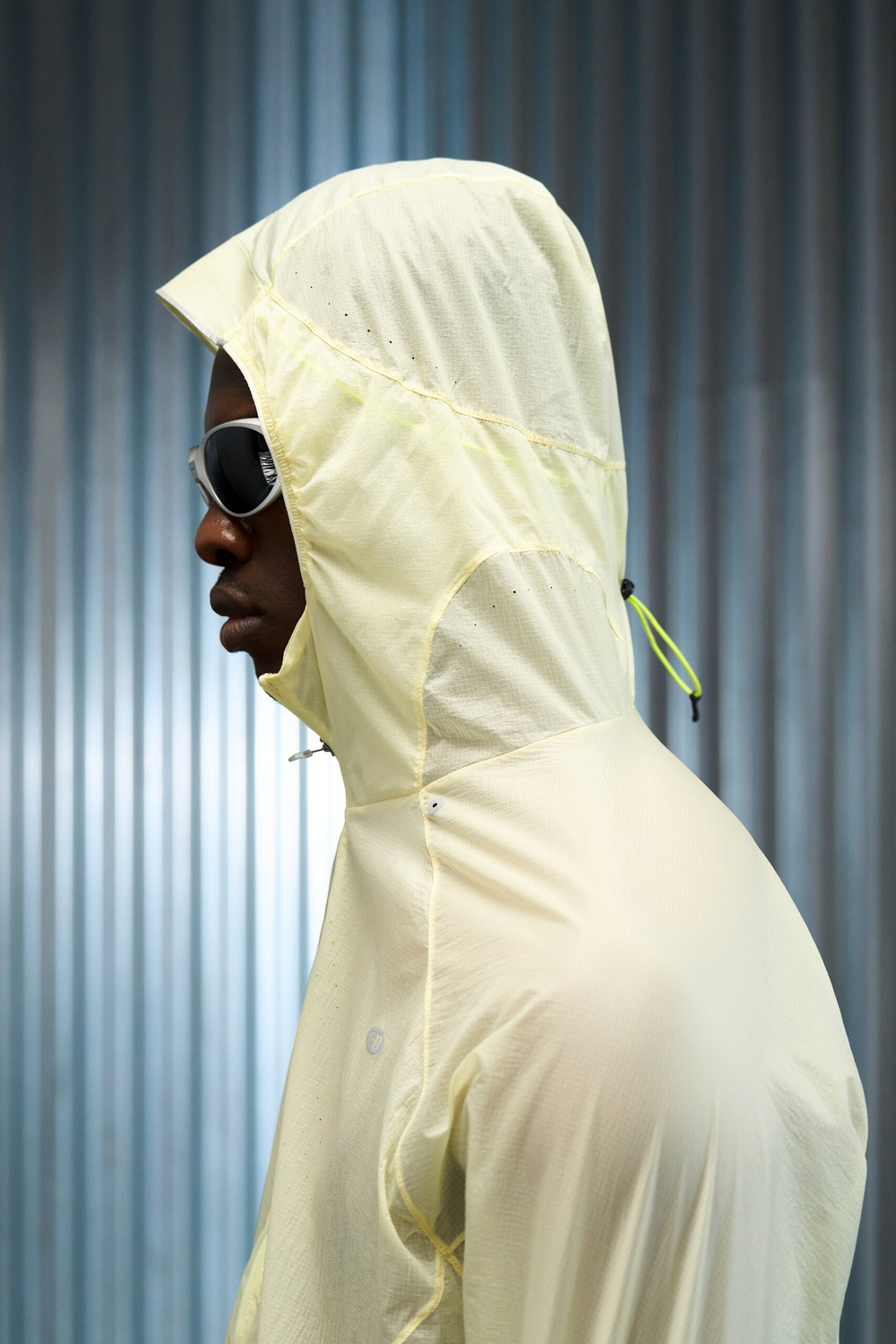 Куртка Nothomme Blue Lightweight Jacket "Lemon Green"