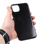 Чехол ТПУ карбон глянцевый для iPhone 11 Pro Max, 011457 Красный