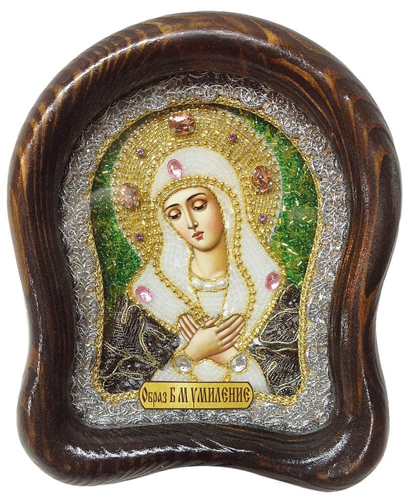 Икона Пресвятая Богородица Умиление бисер