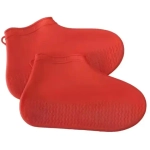 Чехлы на обувь от дождя и грязи «Прогулка» р-р L (40-44) из силикона цвет красный