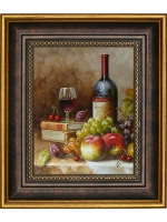 Картина настенная интерьерная в багетной раме 18*21 см