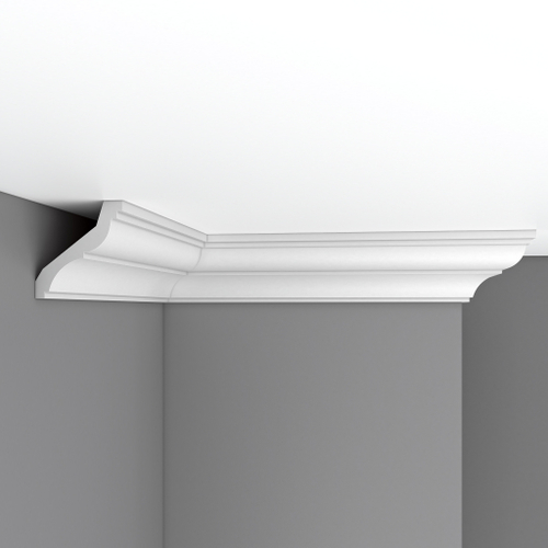 Плинтус потолочный гладкий Decomaster 96120 80х85х2400мм