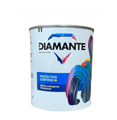 ЭМАЛЬ DIAMANTE АЛКИД/ГЛЯНЦ BRILLIANT WHITE DI800 0,9Л