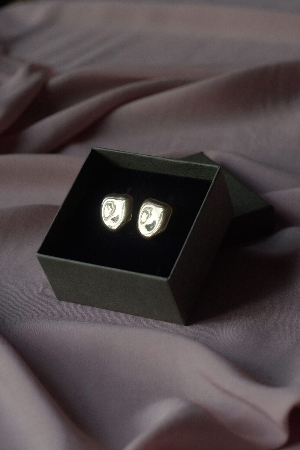 Серьги Резонанс, позолота