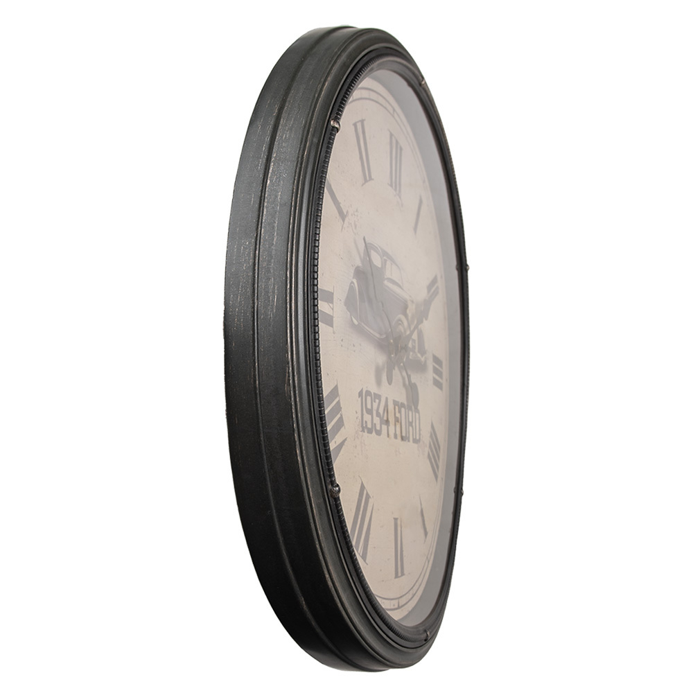 Часы настенные "Форд" Ø 51x5 см/ 1xAA Пластик,стекло,металл