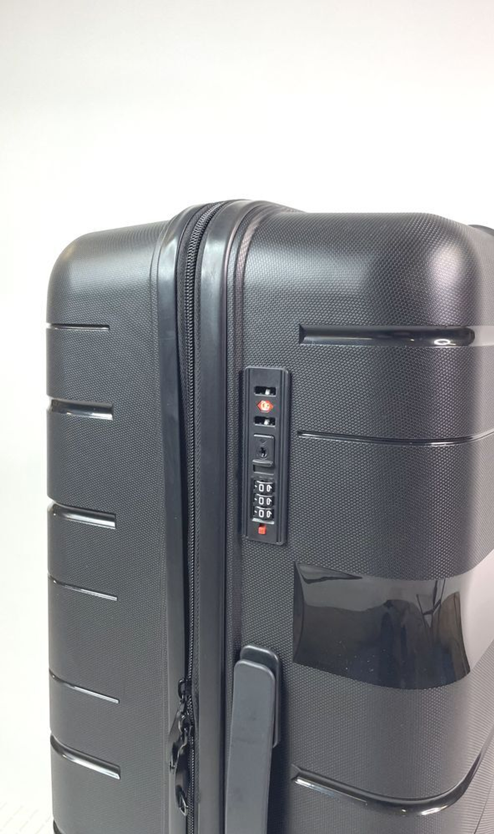 Большой чемодан Bon-Voyage PP One, Черный, L