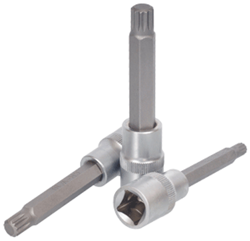 Головка с вставкой Spline 1/2" М10 L=100 мм