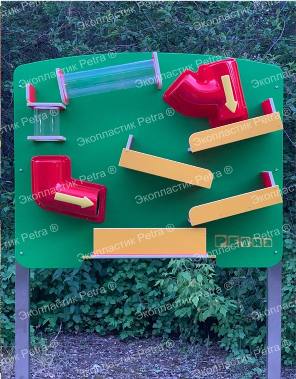 Уличный игровой развивающий модуль Весёлый спуск