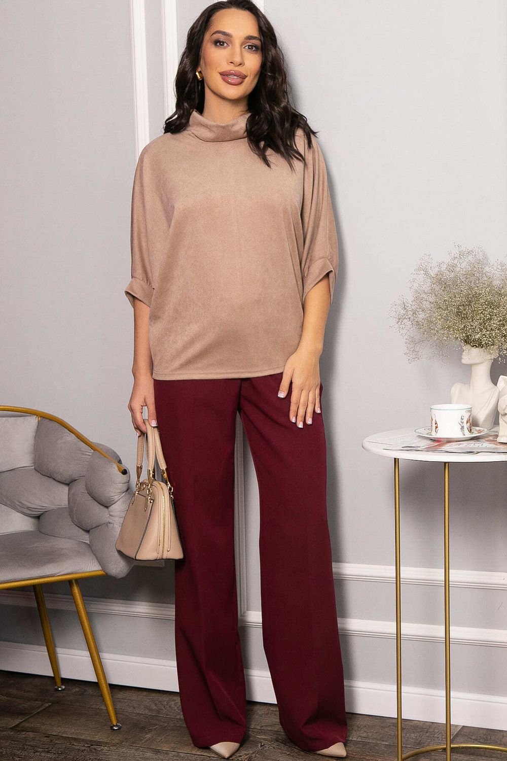 Блуза Барбара НЬЮ (капучино) Б14572-12М LT Collection