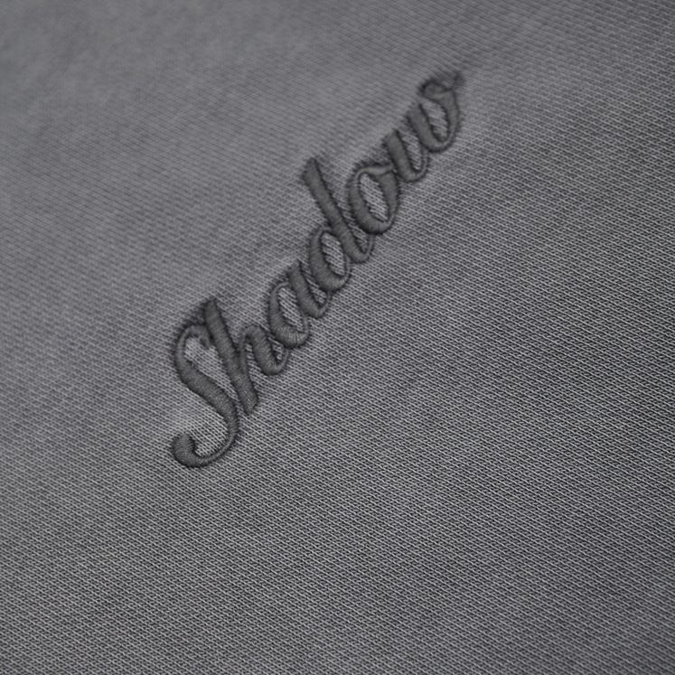 Худи SHADOW GARMENT DYED EMB, серый
