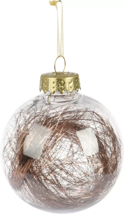 Набор пластиковых шаров Биссер в розовой дымке 80 мм., 27 шт., Koopman (AWR100510)