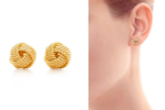 Серьги из жёлтого золота 18k(750 проба)Tiffany, twist.