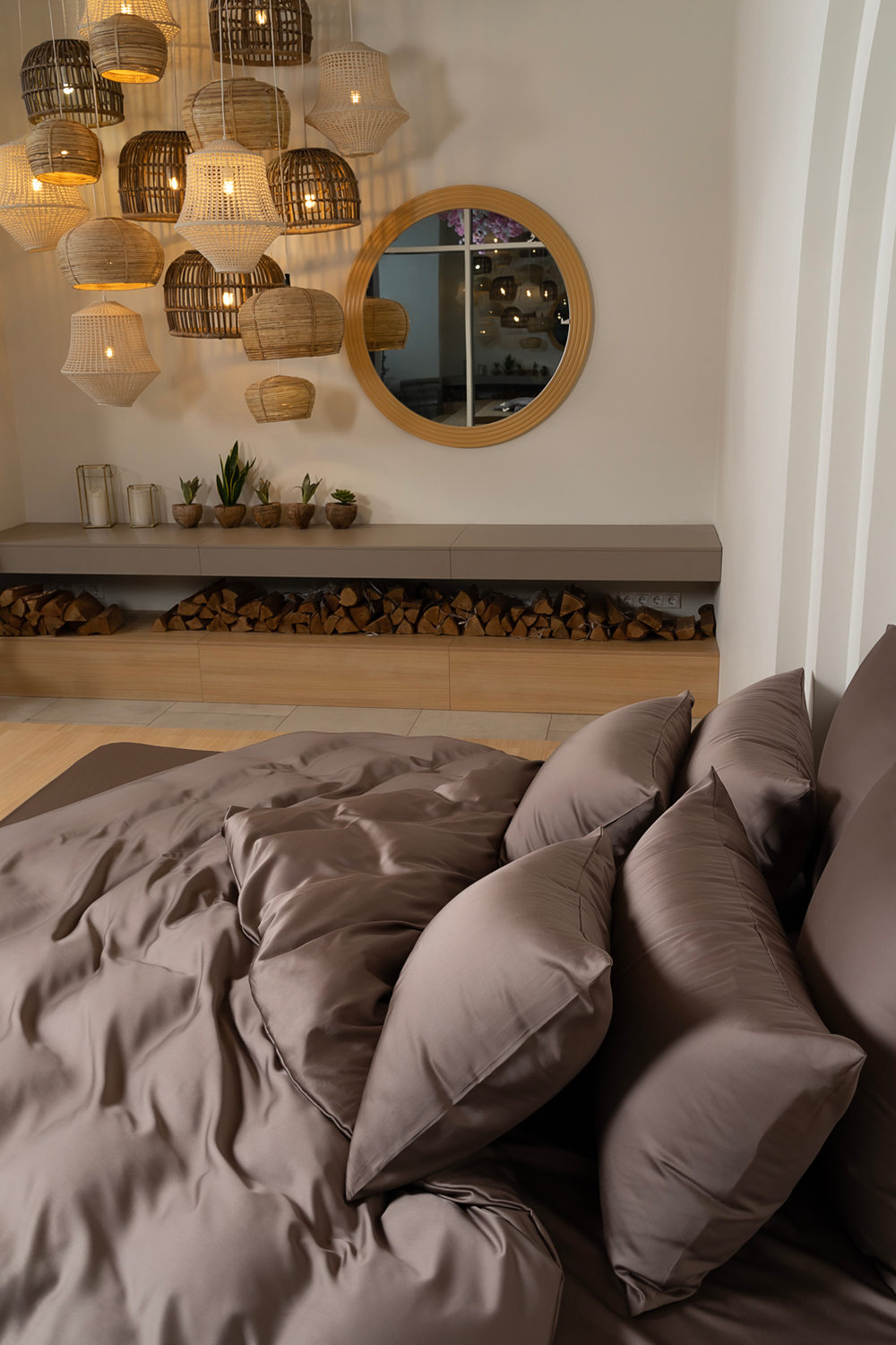 Пододеяльник 240x260 German Grass Havana Brown Brilliant коричневый