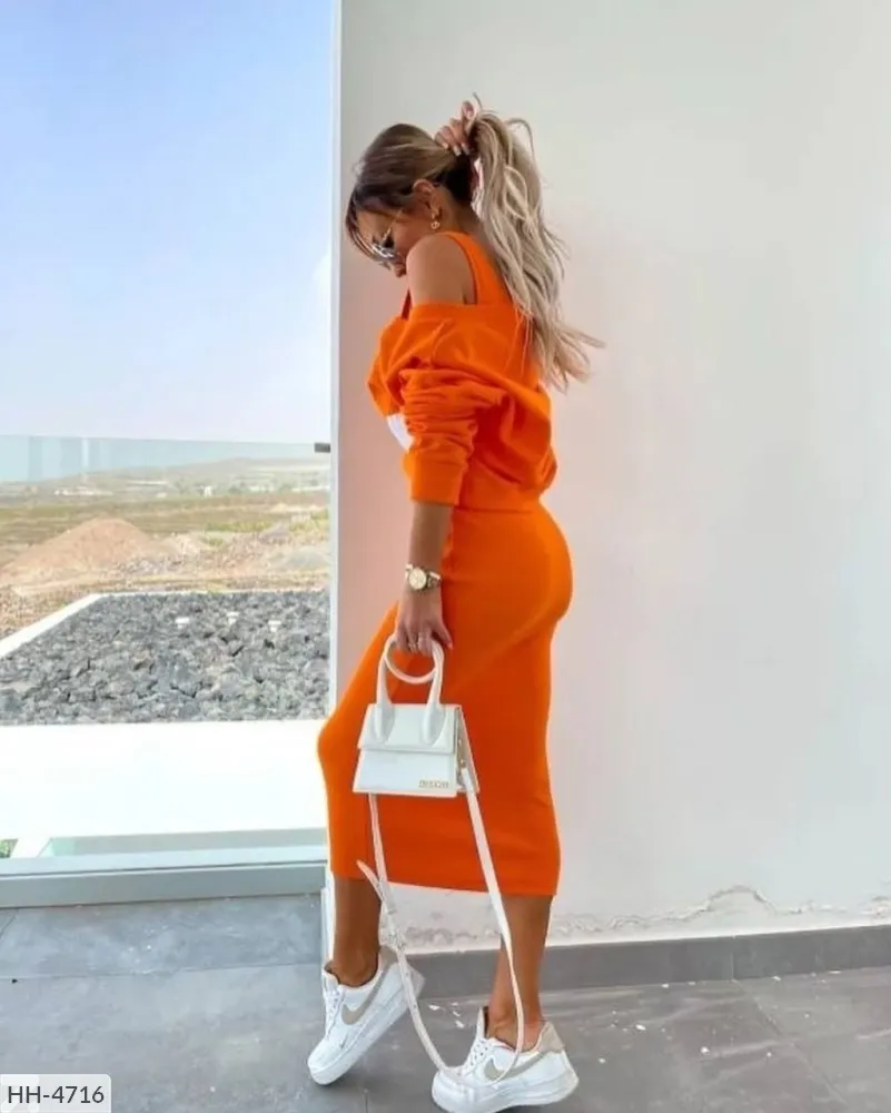 Сарафан + свитшот HH-4716-1 Fabrika