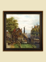 Картина серии "Голландия" настенная для интерьера 36*36 см