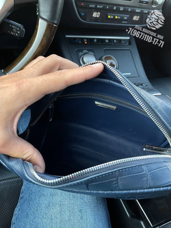 Барсетка Stefano Ricci из кожи крокодила