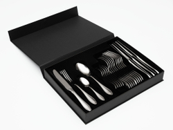 Набор столовых приборов на 6 персон 24 предмета Belo Inox Tamisa матовый