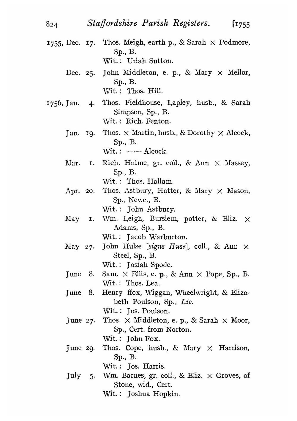 Stoke-upon-Trent Parish register: Deanery of Stoke-on-Trent. Volume 4 | Sanford William Hutchinson