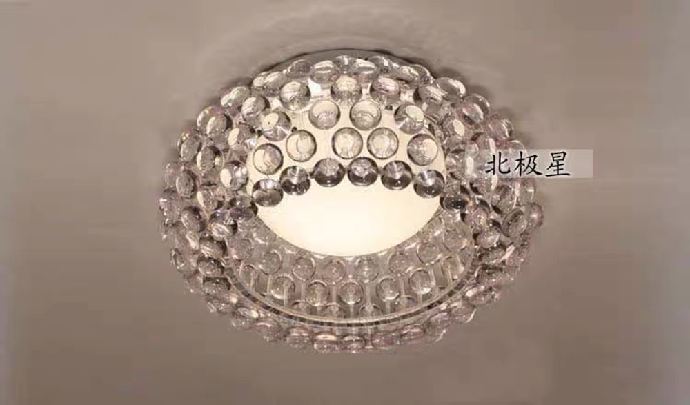 Ceiling design lamp CABOCHE piccola by Foscarini (Clear)