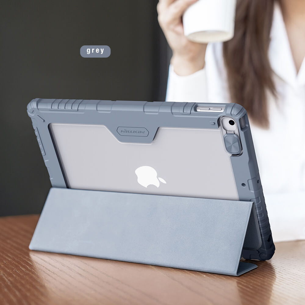 Противоударный чехол BUMPER NILLKIN LEATHER CASE PRO c защитой камеры для Apple iPad 10.2 (2019/2020/2021)