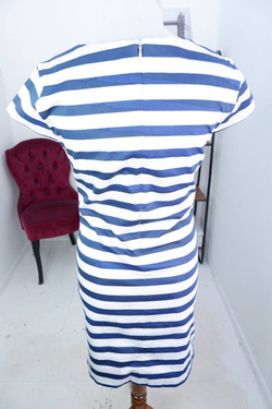 Платье Desiqual в морском стиле, маркировка 38, визуально на 44 размер