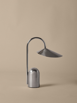 Настольная лампа Ferm Living Arum Portable Lamp, Silver, серебро