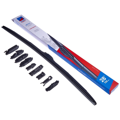 Щетка стеклоочистителя гибридная Double Force 700 мм (28") DFHY28